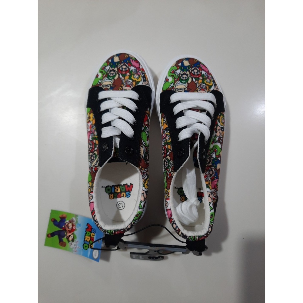 NWT Nintendo Super Mario Kids Sneakers‎ Size 13